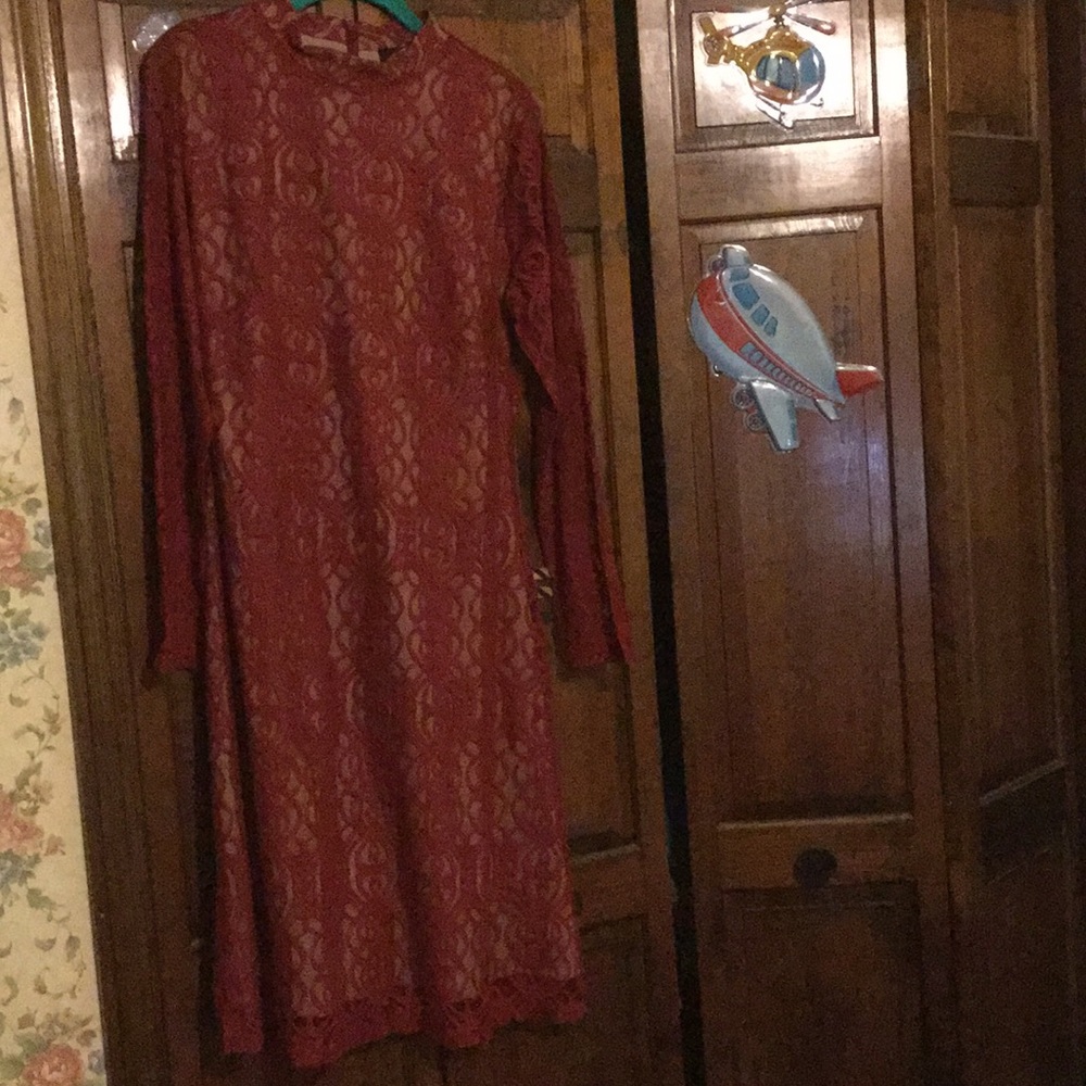 Fair Child Red Lace Dress